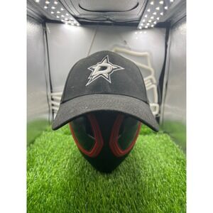 Dallas Stars Hockey Cap‎ Embroidered Logo Black Adjustable Hat